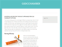 Tablet Screenshot of gsdcchamber.org